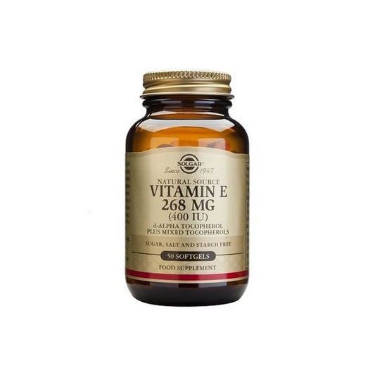 Solgar Vitamina E 400Ui (268 mg) Óleo - 250 Pérolas