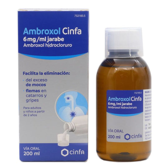 Xarope de Ambroxol Cinfa 6mg/ml 1 frasco 200ml