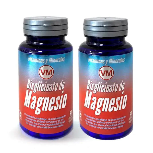 Ynsadiet Bisglicinato de Magnésio, Embalagem 2 x 90 cápsulas