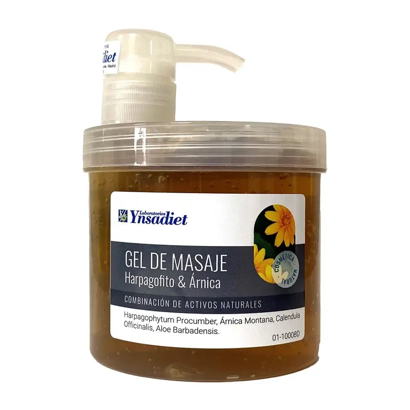 Ynsadiet Gel Muscular Efeito Relaxante Arnica-Harpago 500Ml