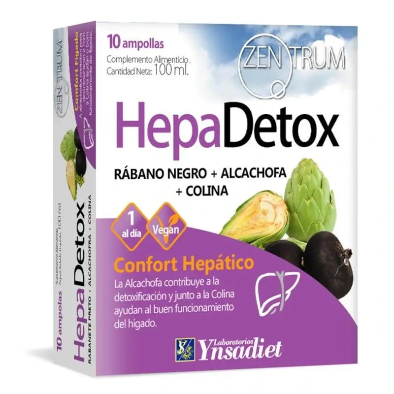 Ynsadiet Hepa Detox, 10 ampolas
