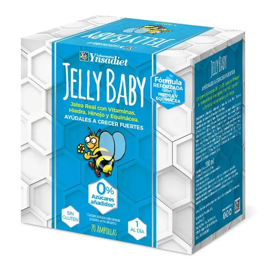 Ynsadiet Jelly Baby 0% Açúcar, 20 Ampolas