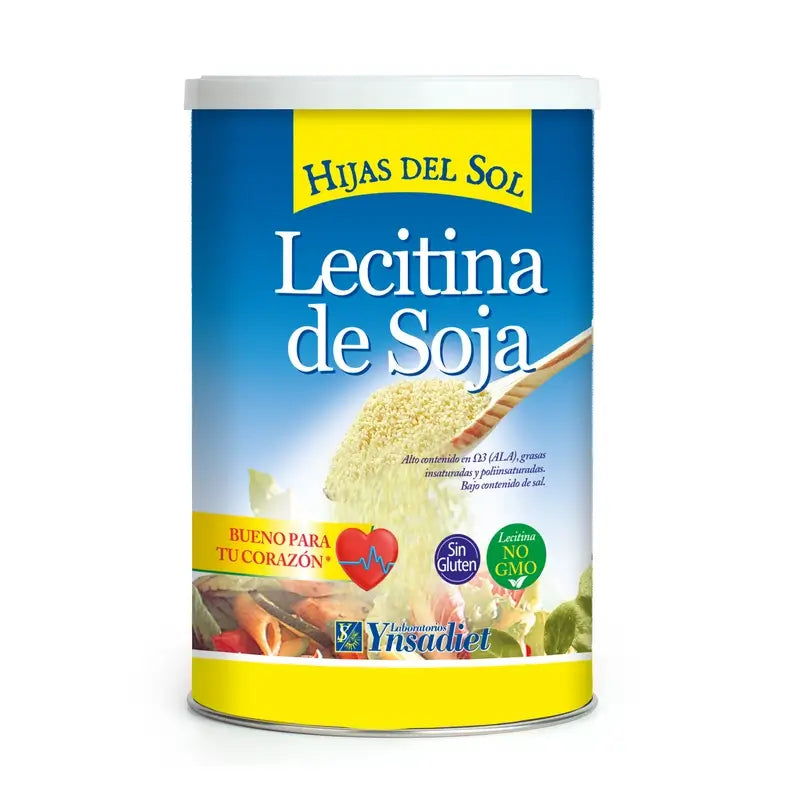 Ynsadiet Lecitina Granulada de Soja Grânulos Gmo Frasco, 450 Gr