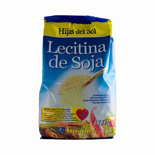 Ynsadiet Lecithin Soya Saco de soja granulado Gmo , 600 gr