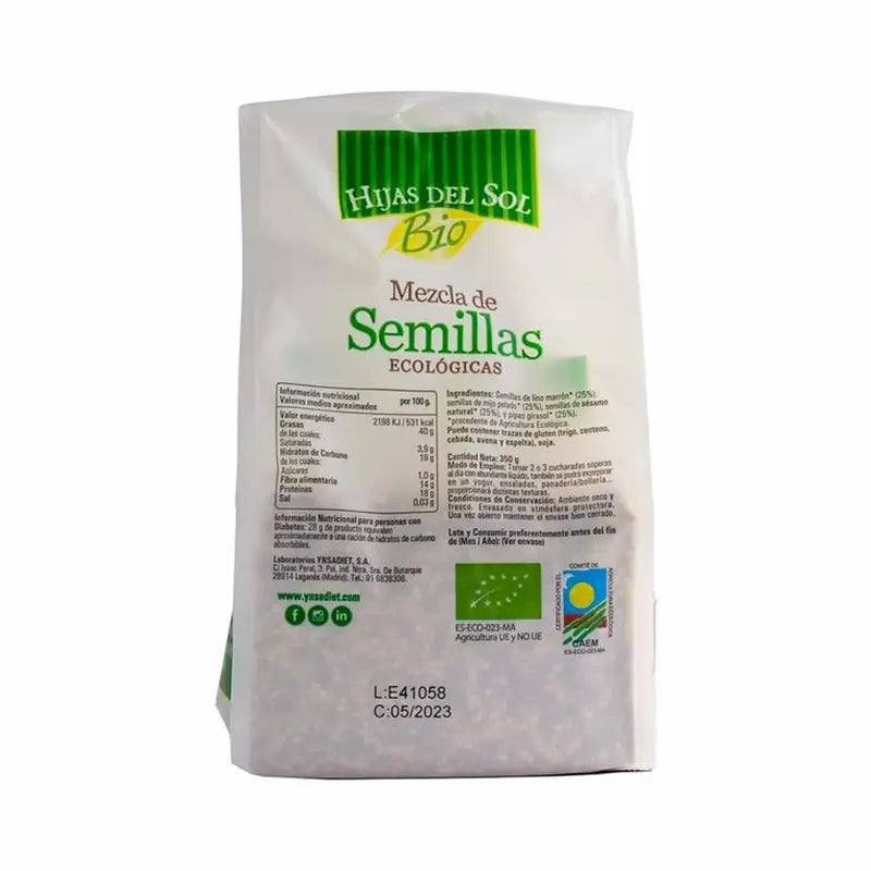 Mistura de 4 sementes Ynsadiet 350Gr.