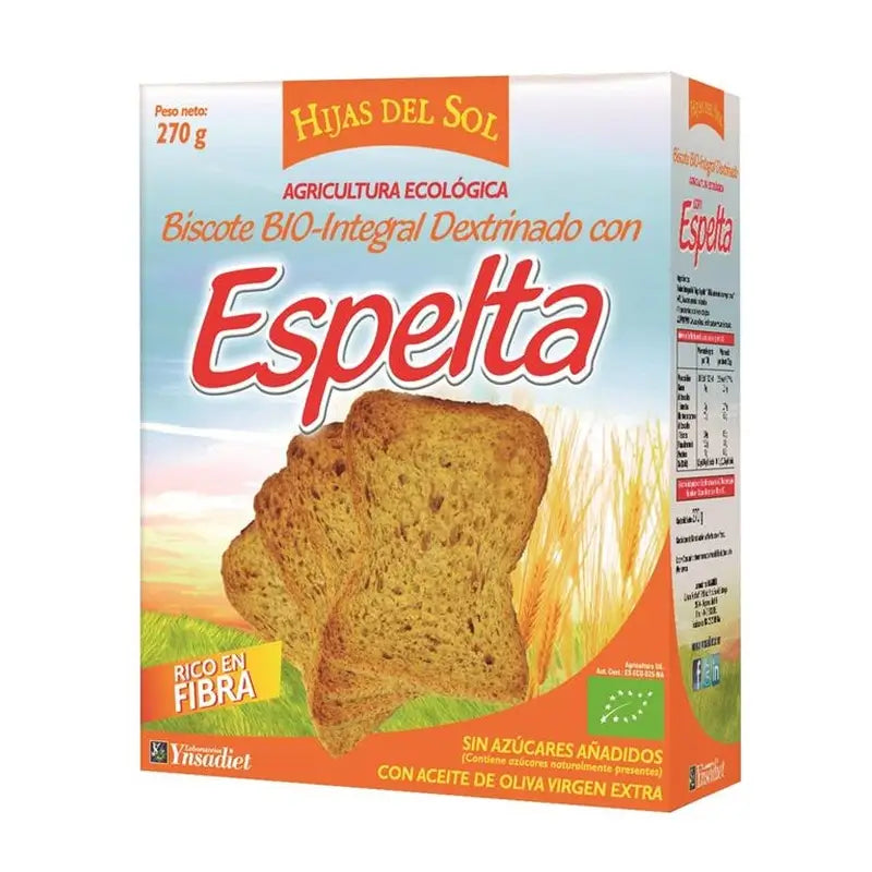 Ynsadiet Pão Dextrinado com Espelta 270Gr. Hijas Del Sol