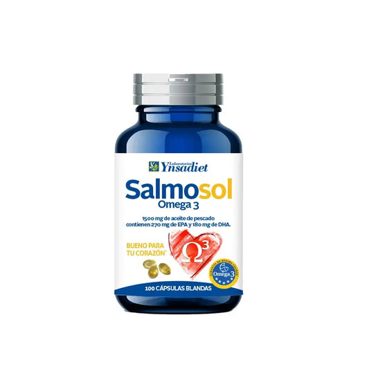 Ynsadiet Salmosol Salmão 500Mg. 100 Pérolas