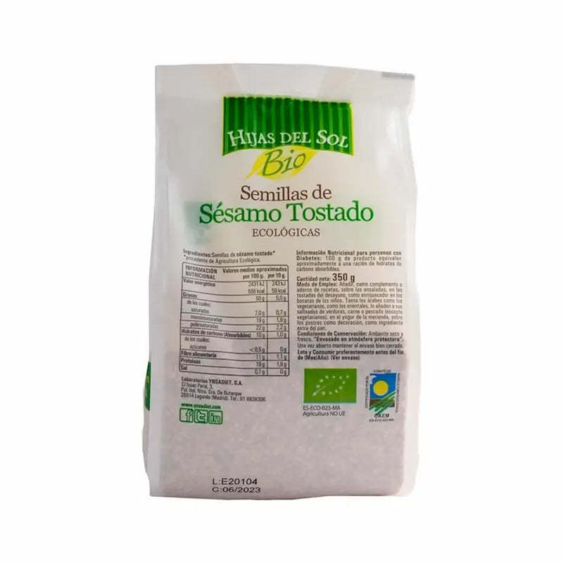 Ynsadiet Sementes de Sésamo Torradas 350Gr. Hijas Del Sol