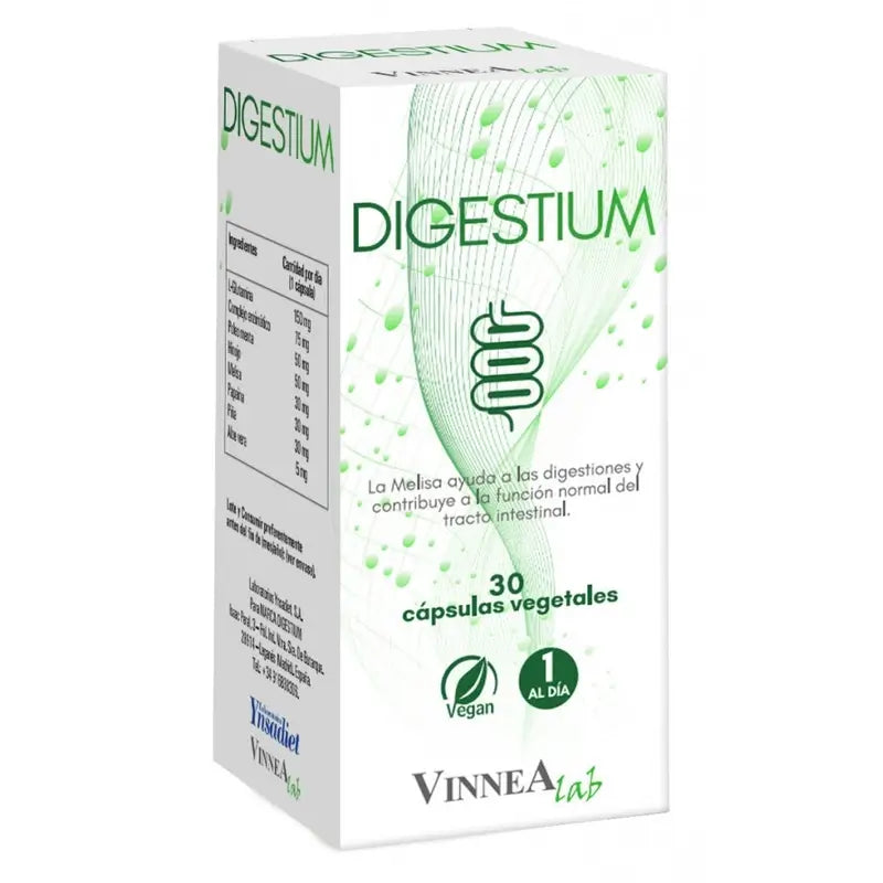 Ynsadiet Vinnea Digestium , 30 cápsulas vegetais