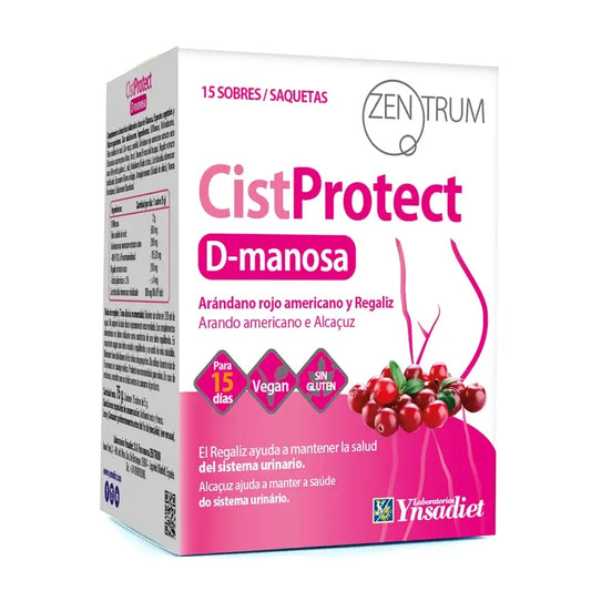Ynsadiet Zentrum Cistprotect D-Manose, 15 envelopes