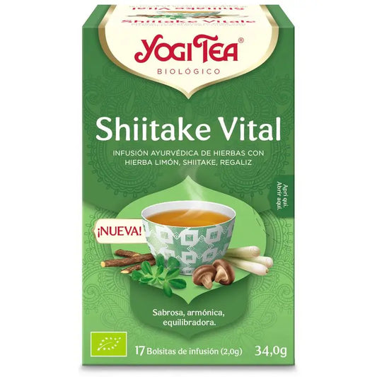Chá Yogi Shiitake Vital 17Infusões