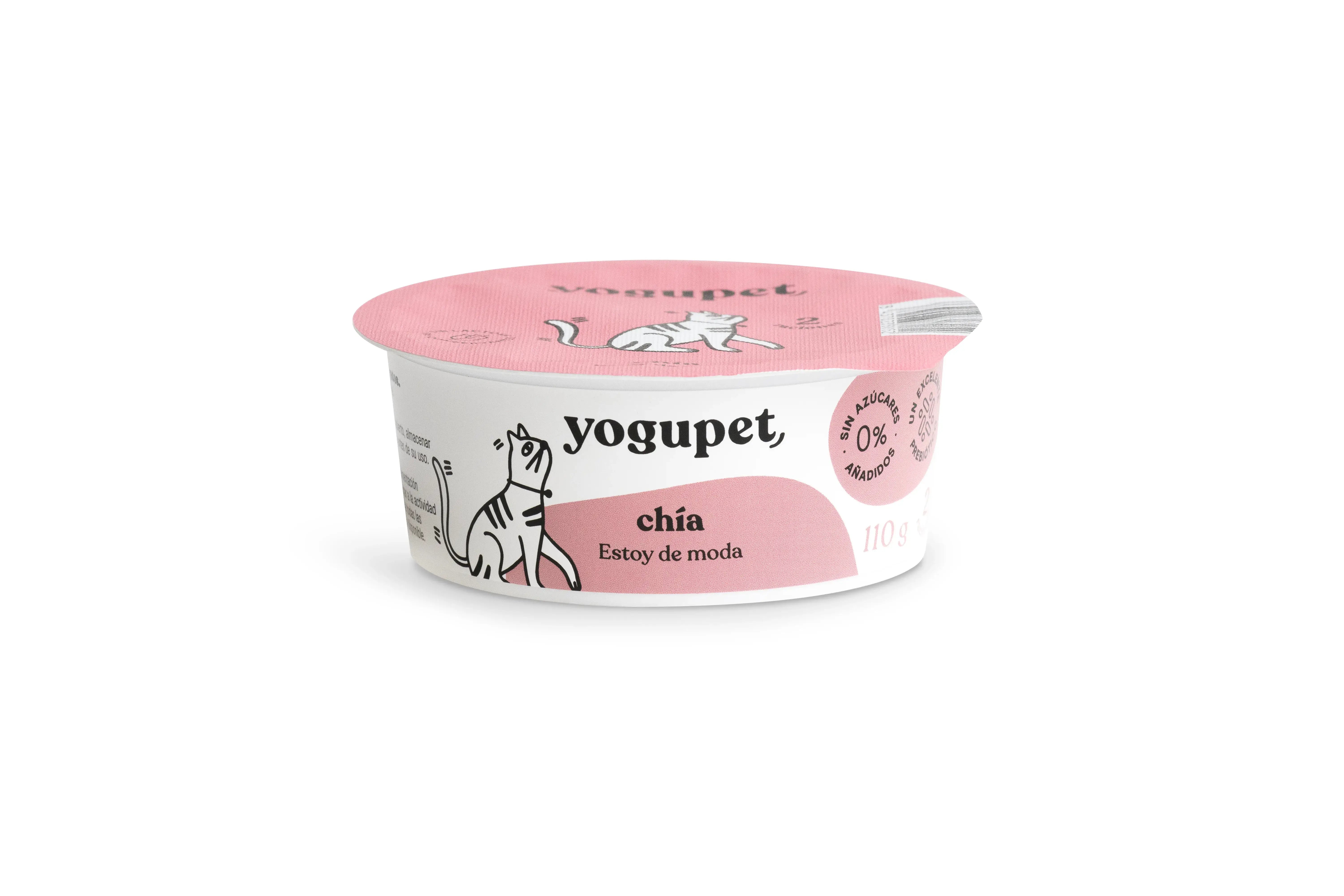 Yogupet Classic Cat Iogurte de Chia para gatos 4X110Gr