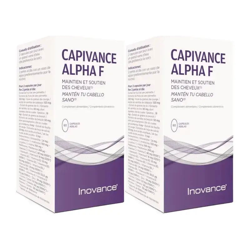 Ysonut Capivance Alpha F, Embalagem 2 x 60 cápsulas