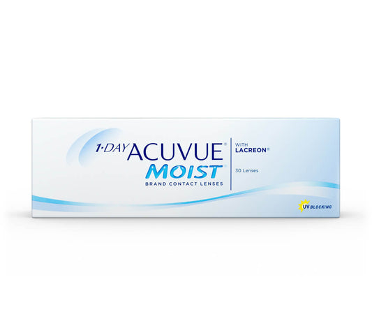 Acuvue 1 Day Moist Daily Lenses , 30 unidades