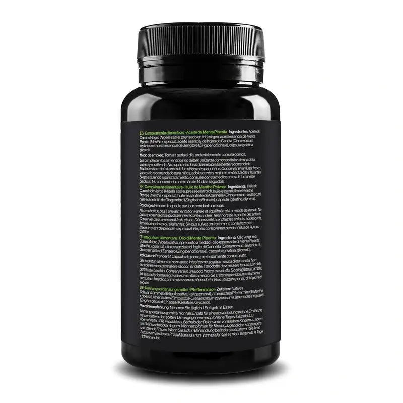 Zenement Óleo de hortelã-pimenta Piperita, 120 cápsulas de gelatina mole