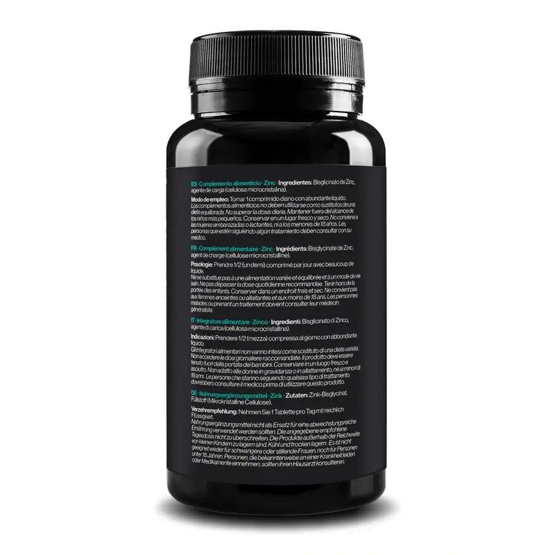 Zenement Zinc Bisglycinate, 400 comprimidos veganos