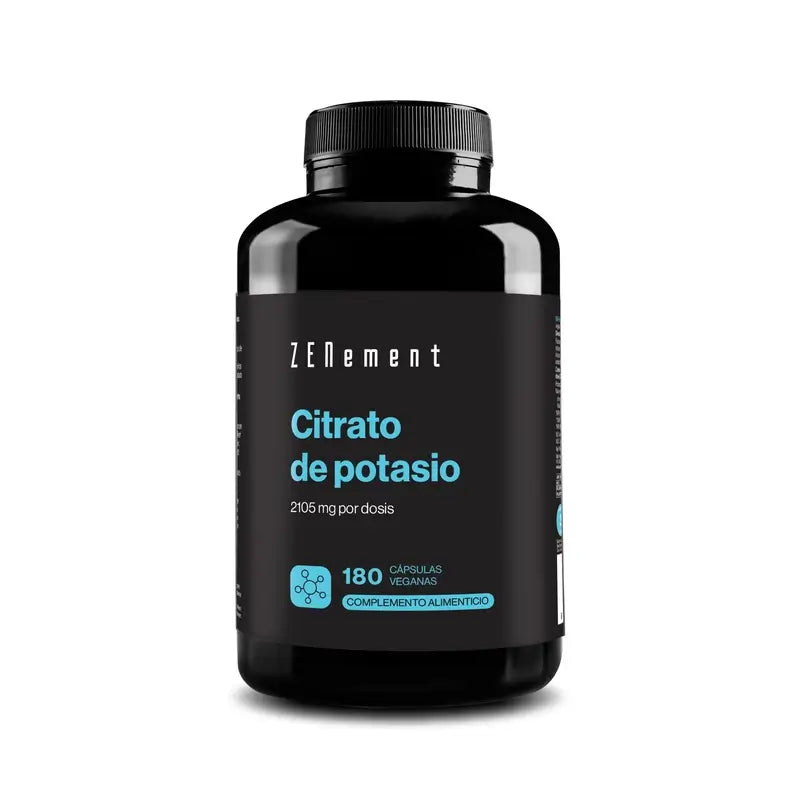 Zenement Citrato de Potássio 2105 Mg, 180 cápsulas vegetais