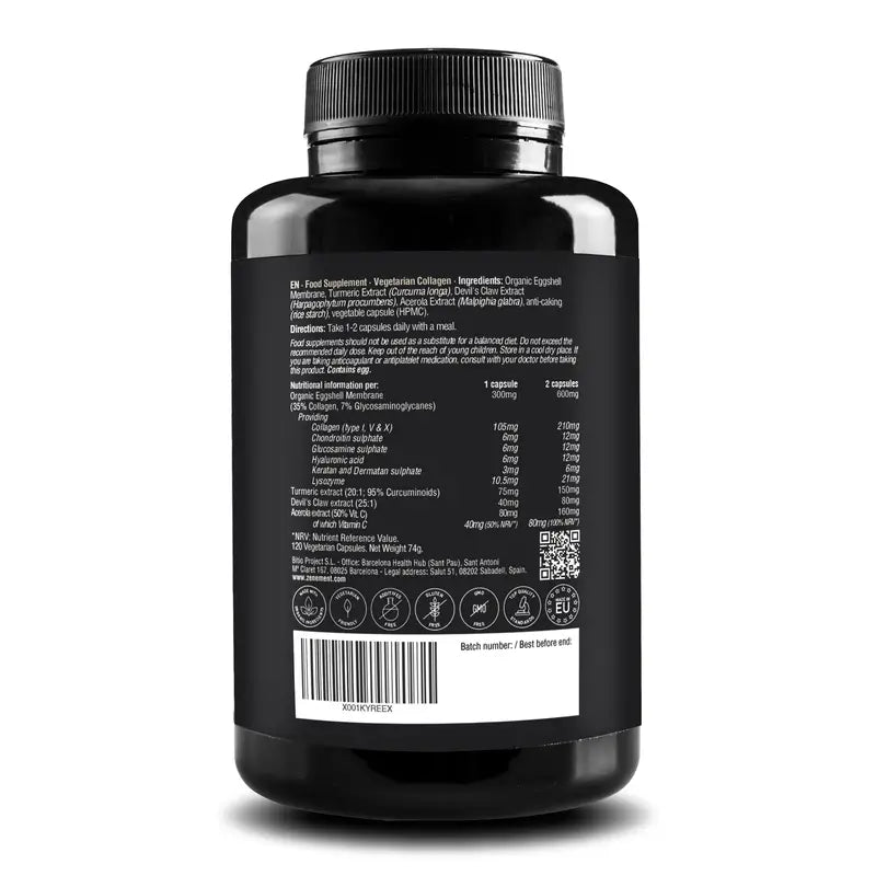 Zenement Vegetarian Collagen, 120 cápsulas vegetais