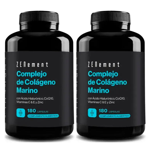 Zenement Marine Collagen Complex, embalagem 2 x 180 cápsulas