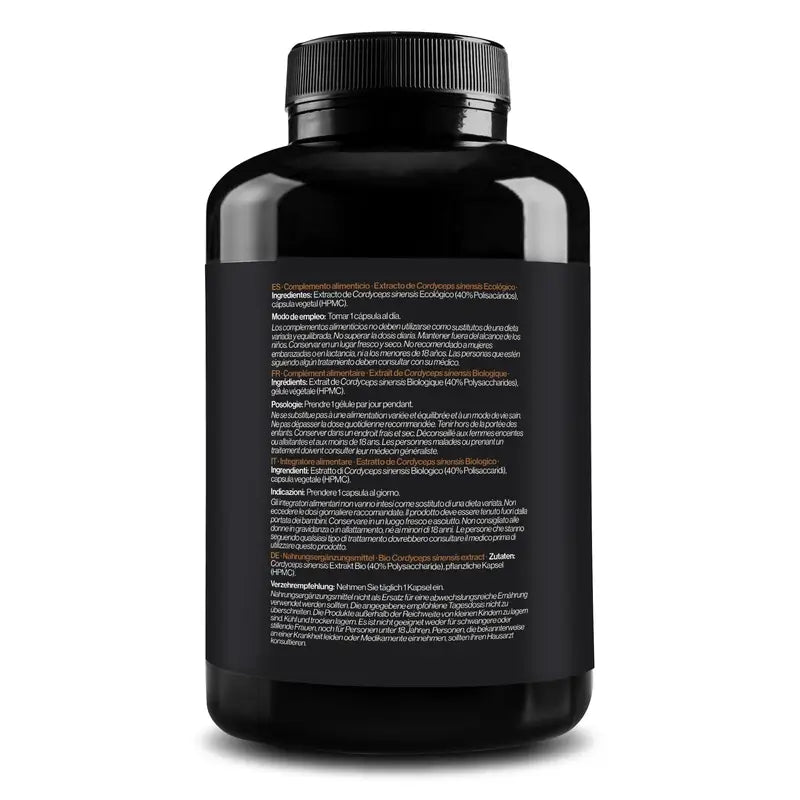 Zenement Cordyceps Sinensis Organic, 180 cápsulas vegetais