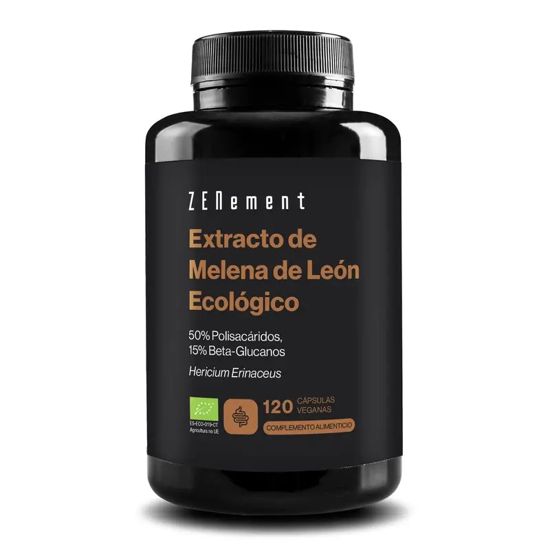 Zenement Lion's Mane Extract Organic, 120 cápsulas vegetais