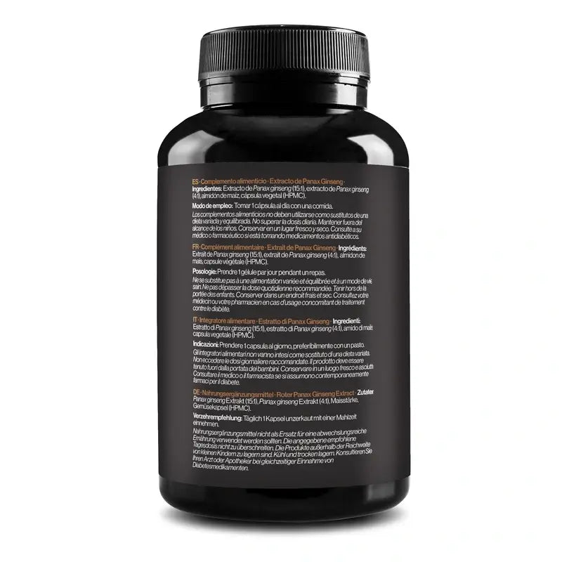 Zenement Extrato de Panax Ginseng Vermelho Coreano 120 cápsulas vegetais