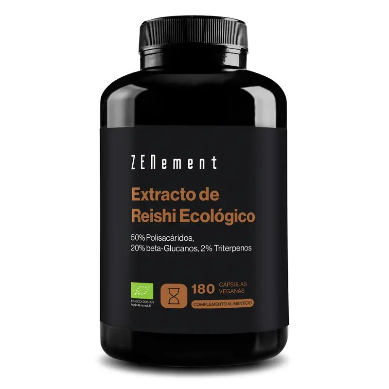Zenement Organic Reishi Extract, 180 cápsulas vegetais