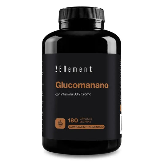 Zenement Glucomannan Natural Satiety, 180 cápsulas vegetais
