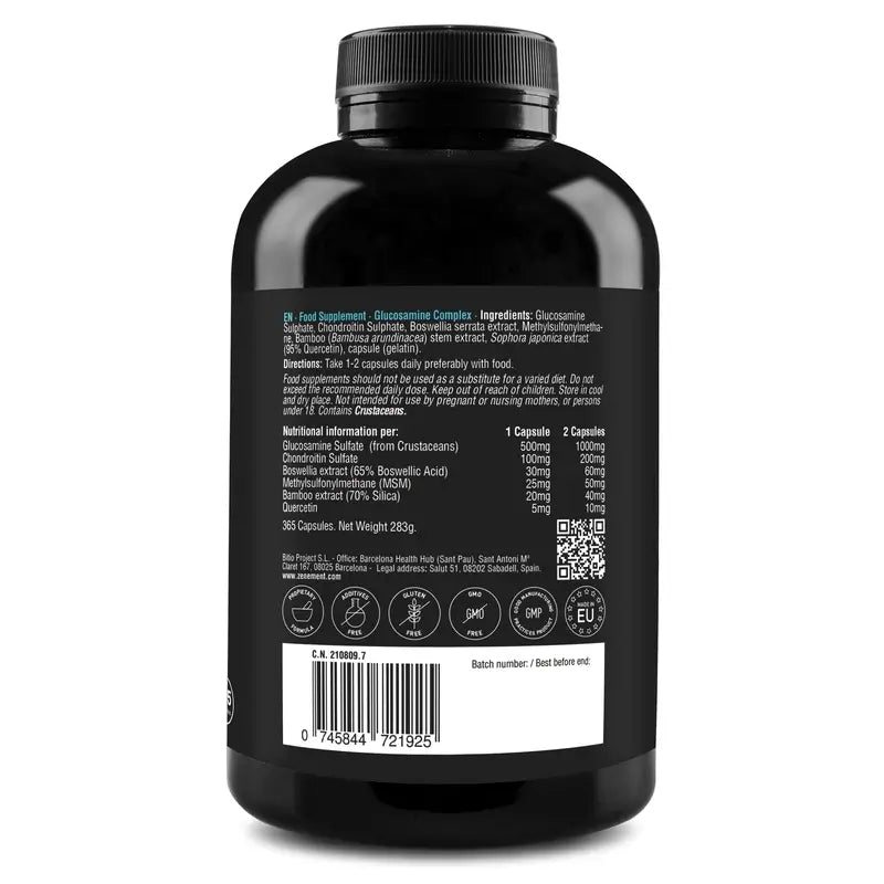 Zenement Glucosamine Complex, 365 cápsulas