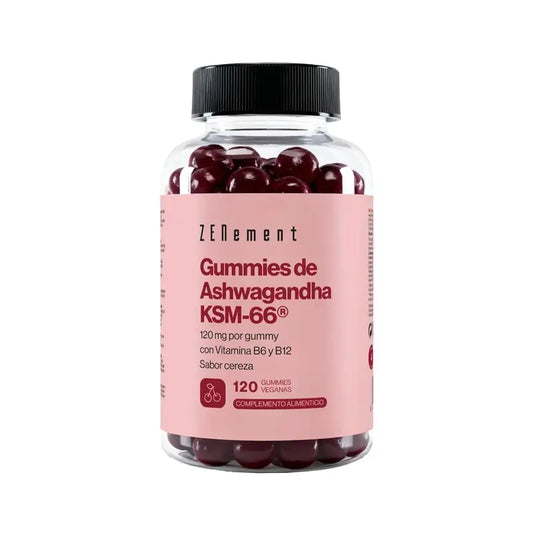 Zenement Gummies De Ashwagandha Ksm-66, 120 gomas veganas