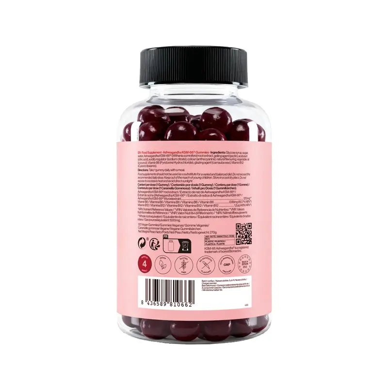 Zenement Gummies De Ashwagandha Ksm-66, 120 gomas veganas