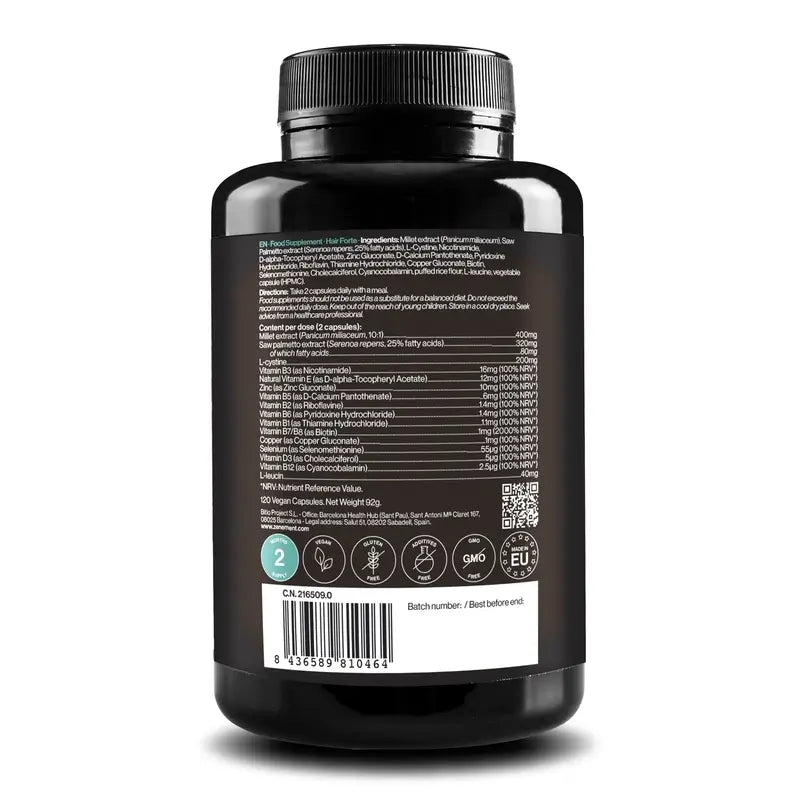 Zenement Hair Forte, 120 cápsulas vegetais