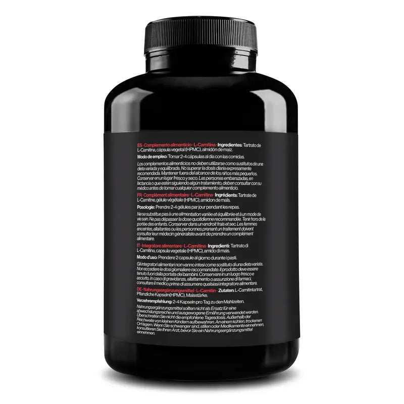 Zenement L-Carnitine, 180 cápsulas vegetais