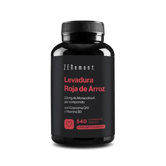 Zenement Levedura Vermelha de Arroz, 540 comprimidos veganos