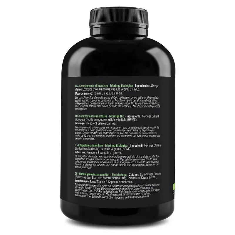 Zenement Moringa Organic, 260 cápsulas vegetais