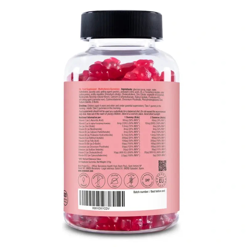 Zenement Multivitamins Gummies, 120 gomas vegetarianas