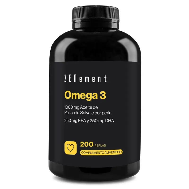 Zenement Omega-3 1000 Mg, 200 cápsulas de gelatina mole
