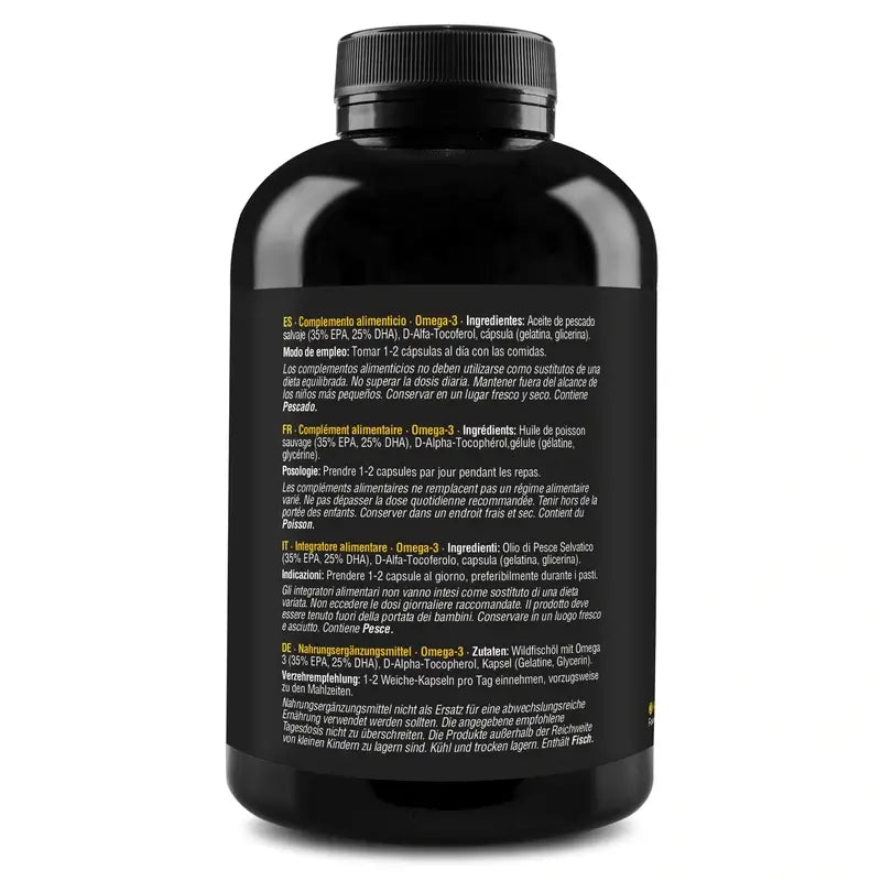 Zenement Omega-3 1000 Mg, 200 cápsulas de gelatina mole