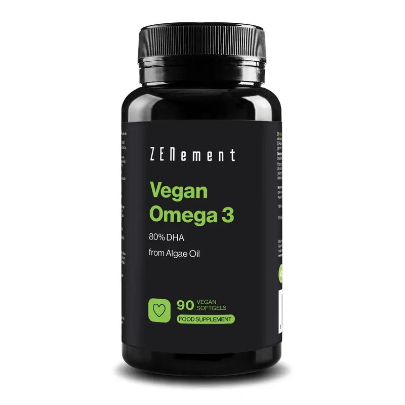 Zenement Omega-3 Vegan Dha, 90 cápsulas de gelatina mole veganas