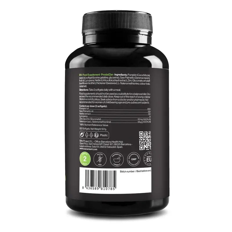 Zenement Prostatzen, 120 cápsulas de gelatina mole