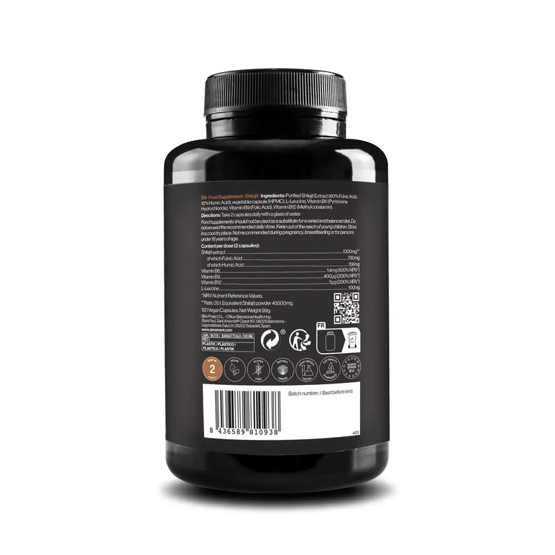 Zenement Shilajit, 120 cápsulas vegetais
