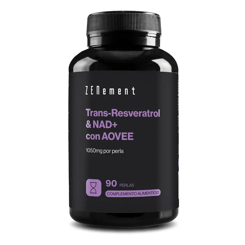 Zenement Trans-Resveratrol & Nad+ com Aove, 90 cápsulas moles