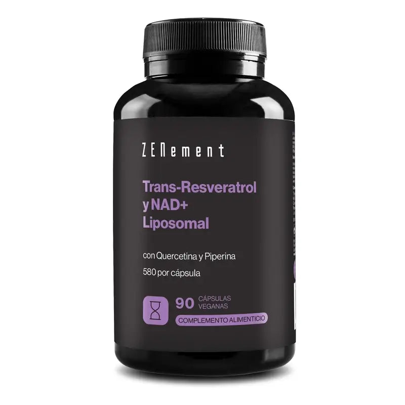 Zenement Trans-Resveratrol & Nad+ Liposomal, 90 cápsulas vegetais