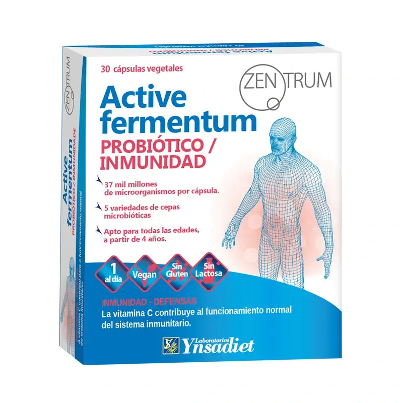 Zentrum Active Fermentum Zentrum 30 Cápsulas