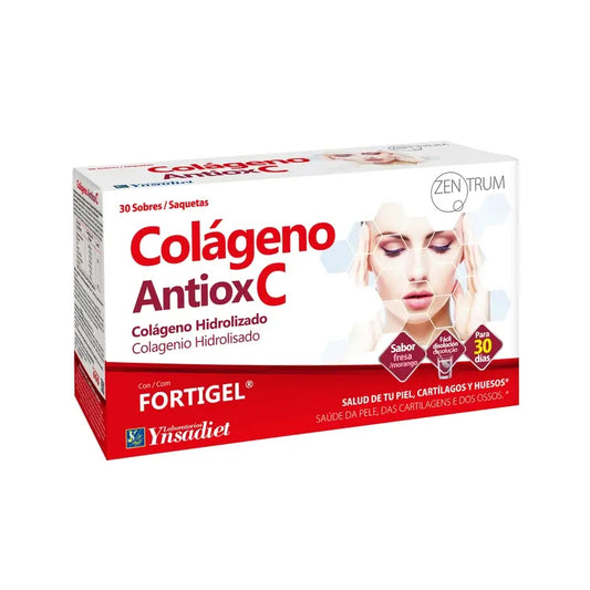 Ynsadiet Colagénio Antiox Fortigel, 30 saquetas