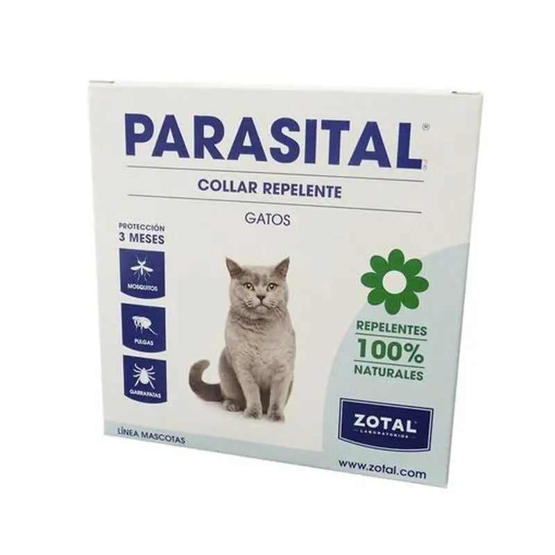 Zotal Parasital Coleira Antiparasitária para Gatos