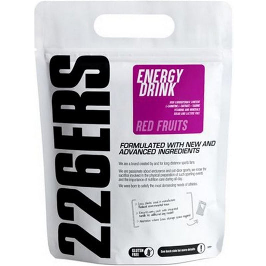 226Ers Energy Drink Bebida energética de frutos vermelhos, 500 g