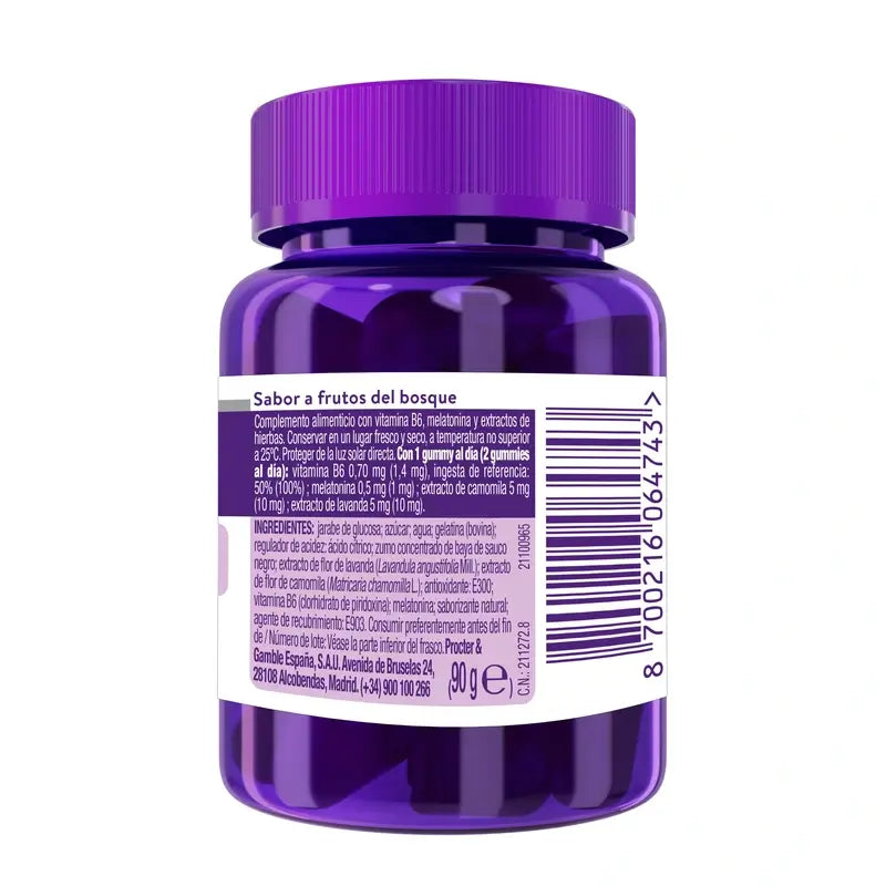 ZzzQuil Natura Kids Melatonina Dose Baixa +3 Anos, 30 Gomas