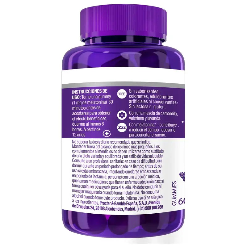 ZzzQuil Natura Melatonina, 60 Gomas