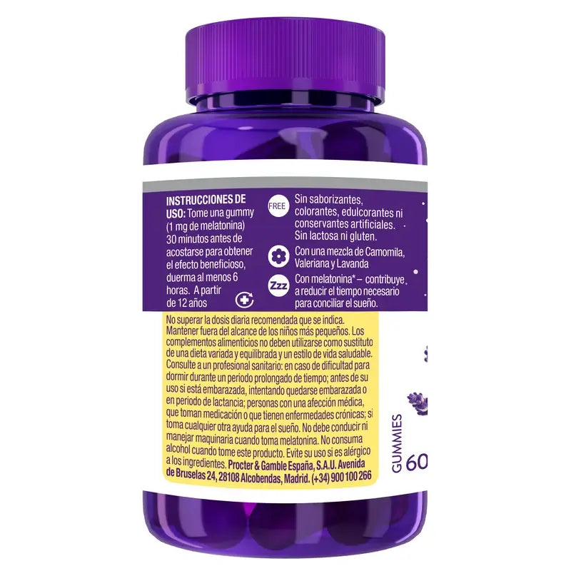 ZzzQuil Manga, Banana e Valeriana, 60 Gomas